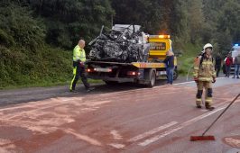 Inspektorzy zostali zadysponowani na miejsce tragicznego w skutkach wypadku.