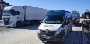 Inspektorzy zatrzymali do kontroli zespół pojazdów należący do tureckiego przewoźnika.