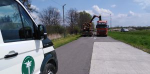 Przeciążone pojazdy z drewnem zatrzymane przez inspektorów ITD.