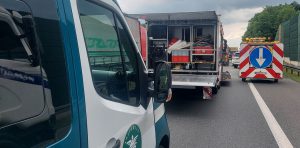 Małopolscy inspektorzy wezwani do śmiertelnego wypadku na autostradzie A4.