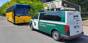 Na miejscu czynności prowadziła Inspekcja Transportu Drogowego.