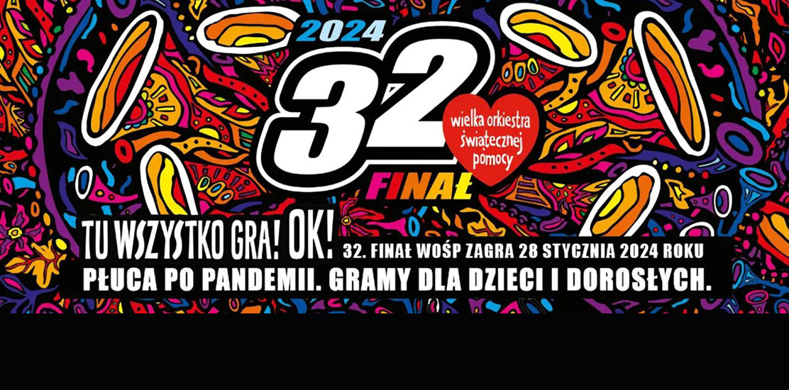 Inspekcja Transportu Drogowego gra z WOŚP - Baner informacyjny.