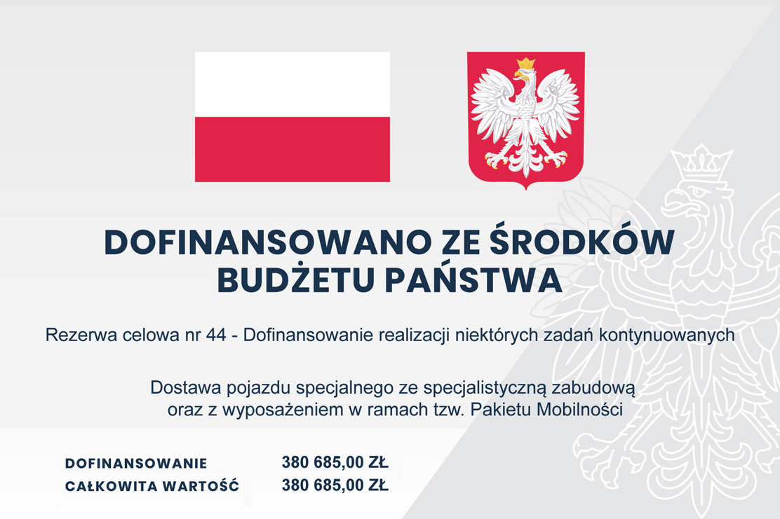 Baner informacyjny.