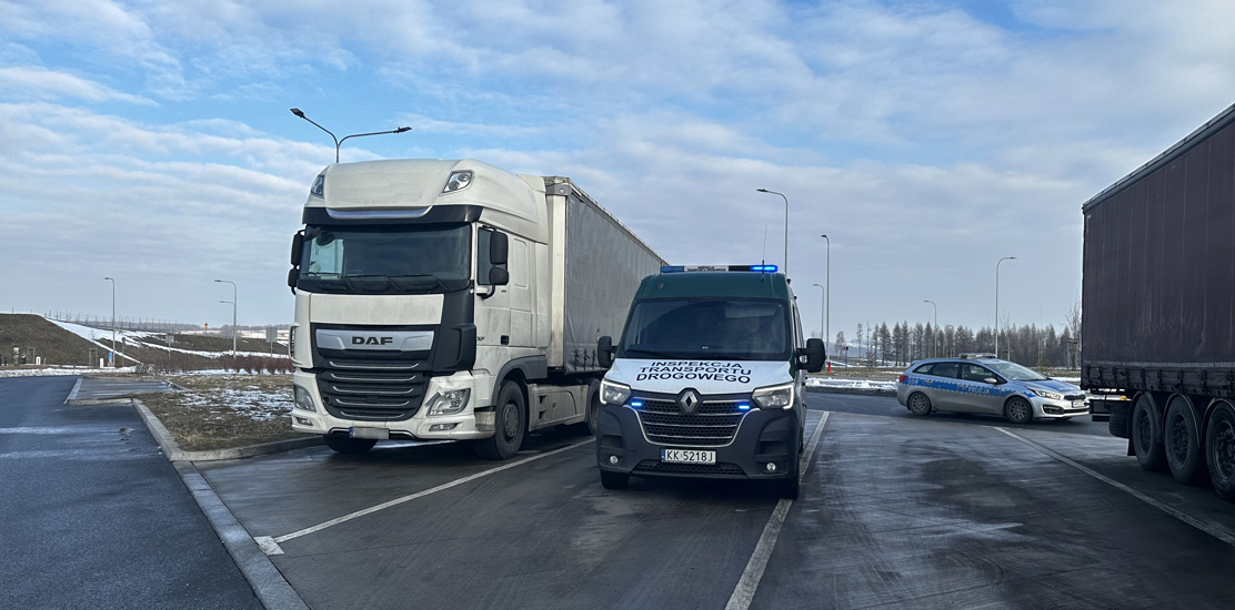 Zignorował kontrolę i jechał pijany. Zdecydowana reakcja inspektorów WITD w Krakowie.